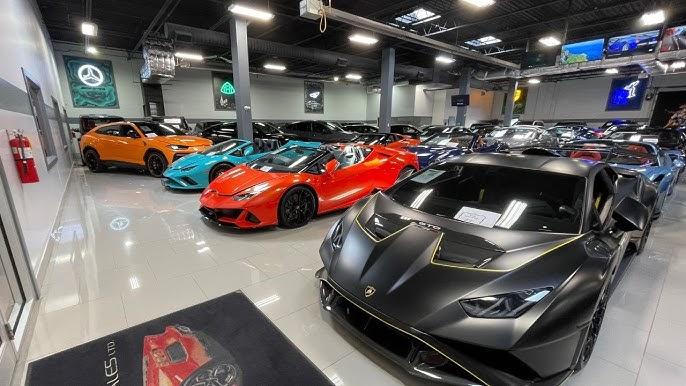 Immaculate auto dealership showroom maintained by Kootenay Fresh