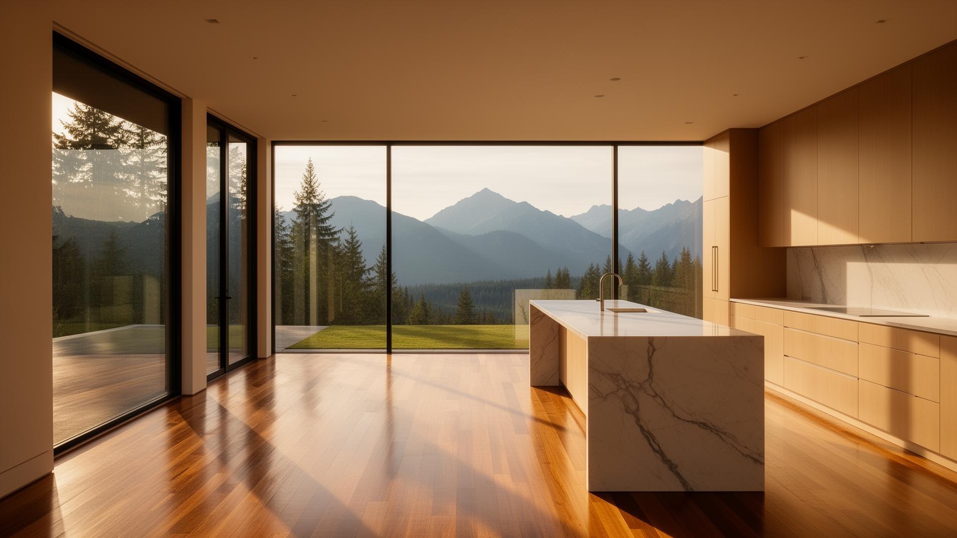 Luxury home interior cleaned