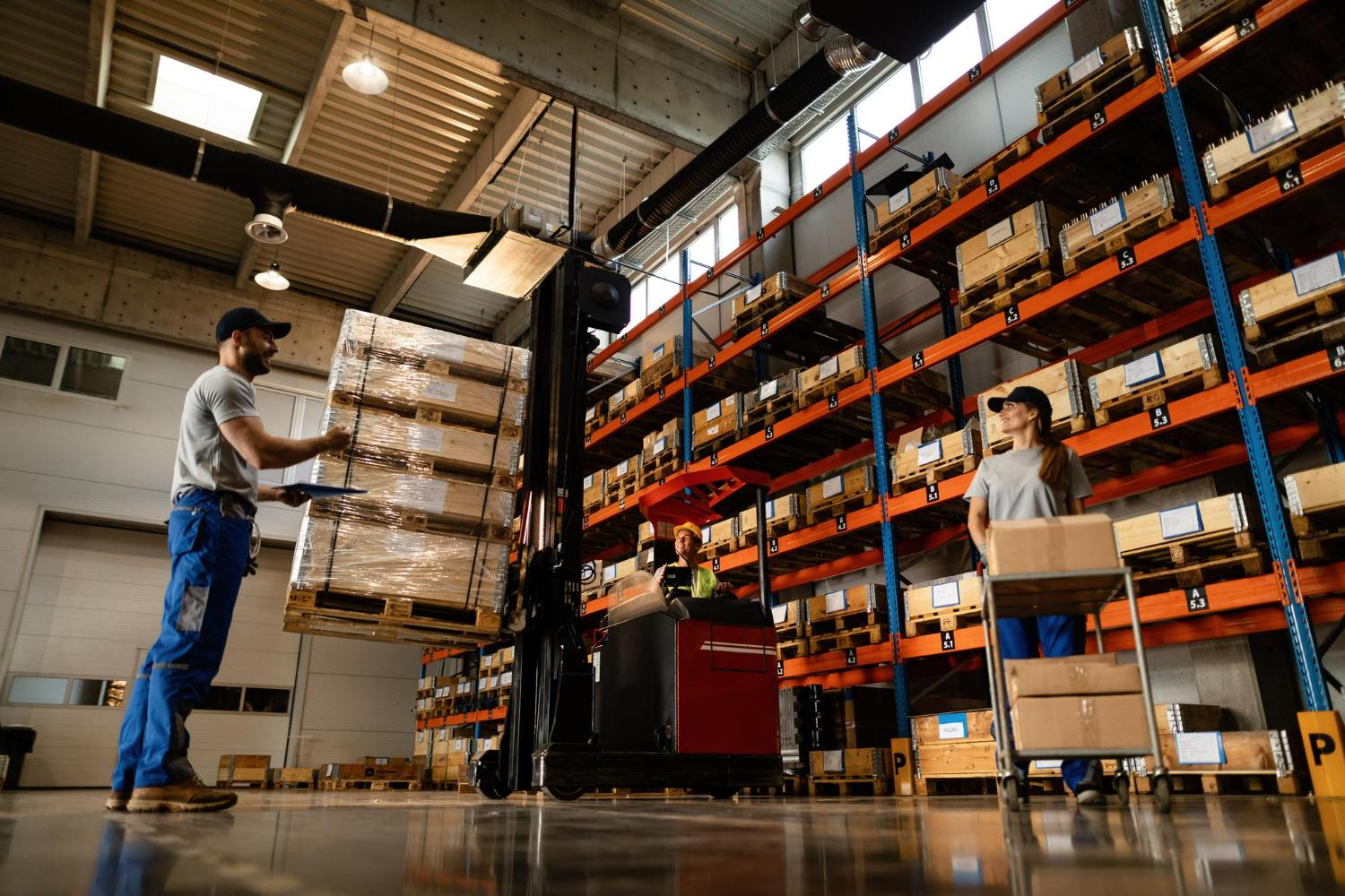 Immaculate industrial warehouse space maintained by Kootenay Fresh